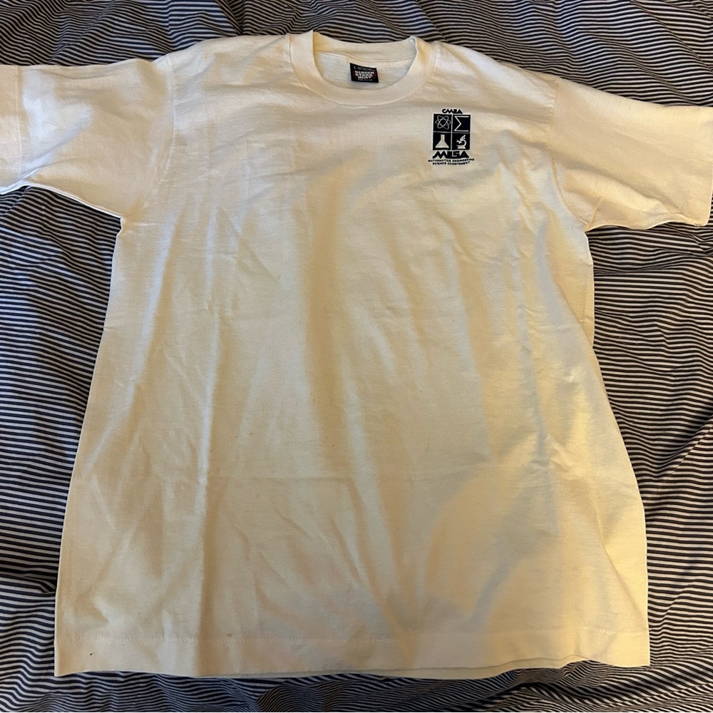 Vintage Screen Stars Single-Stitch T-Shirt -  “CMEA MESA” Size “Men’s” Large
